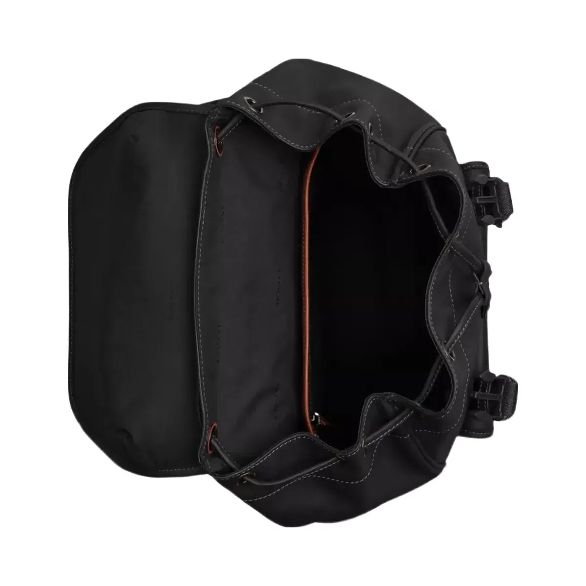 Coach League Flap Backpack in Black