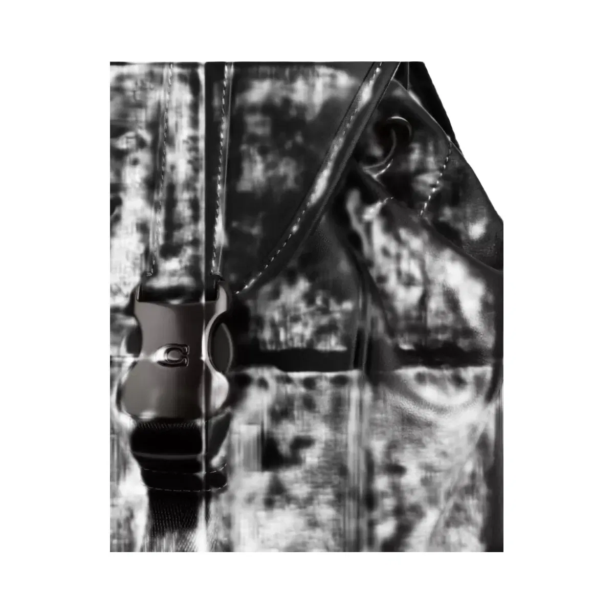 Coach League Flap Backpack in Black