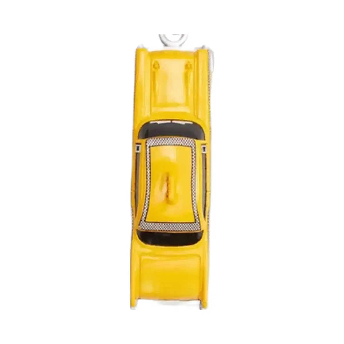 Coach Small Taxi Bag Charm in Silver Multi