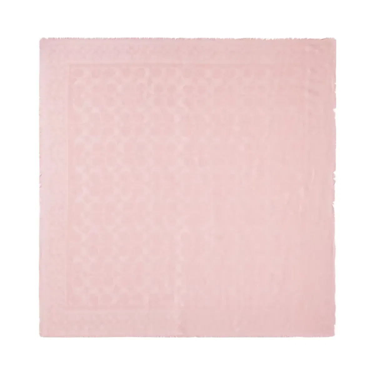 Coach Signature Oversized Square Scarf Dusty Pink