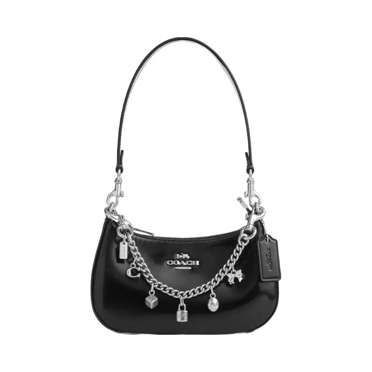 Coach Silver Swagger Chain With Charms in Silver Silver
