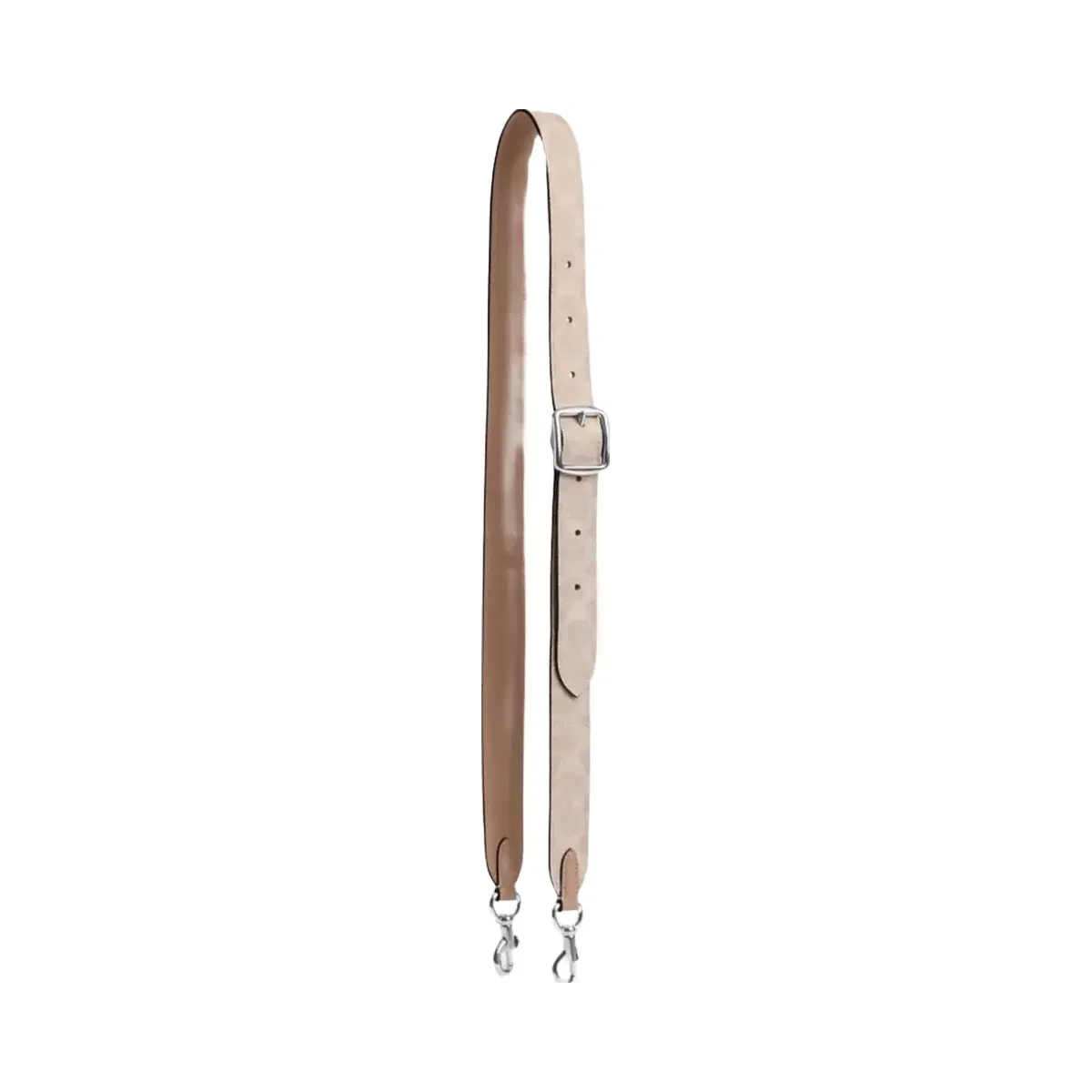 Coach Reversible Strap In Signature Canvas in Silver Sand Taupe