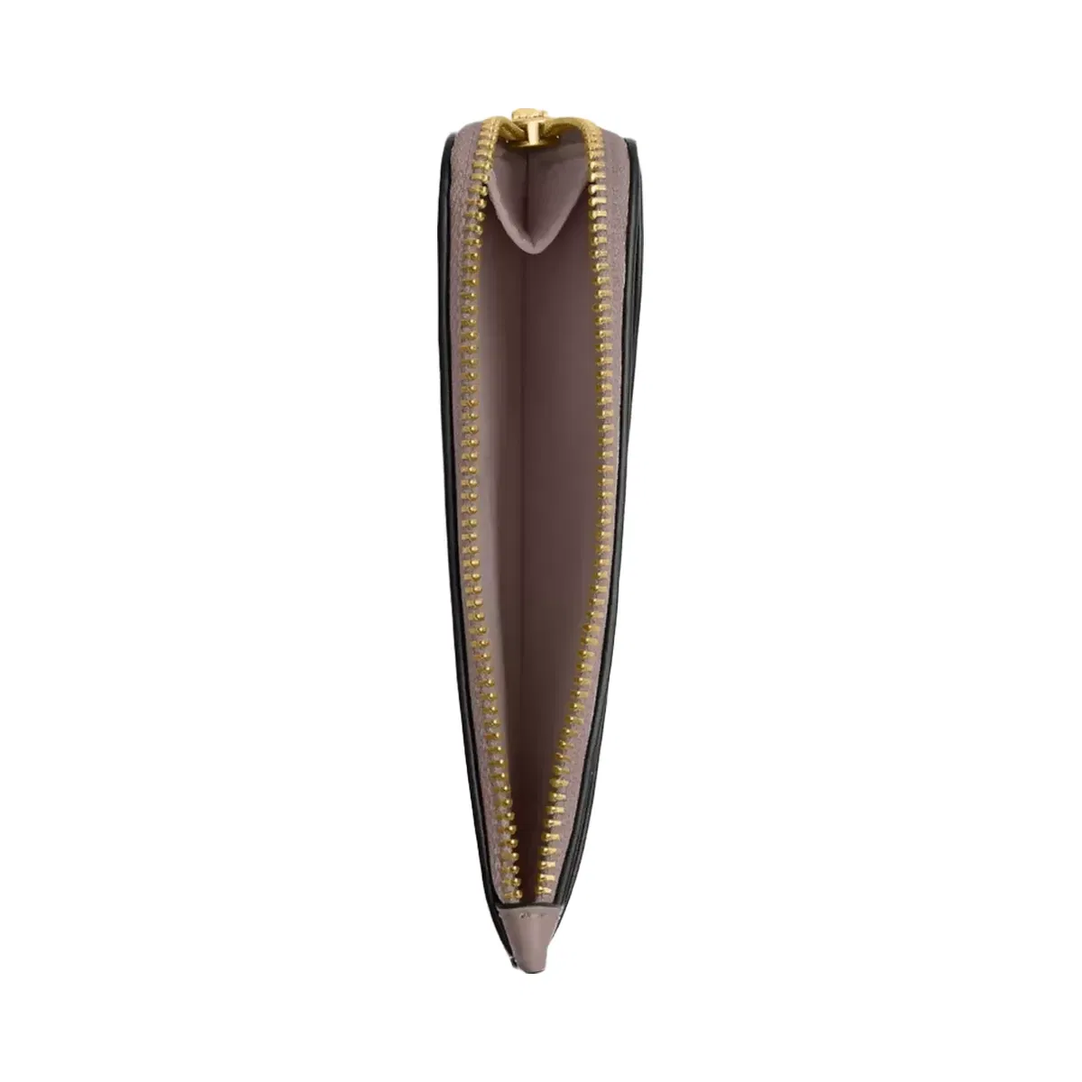 Coach New York Zip Card Case In Colorblock in Brass Ash Multi
