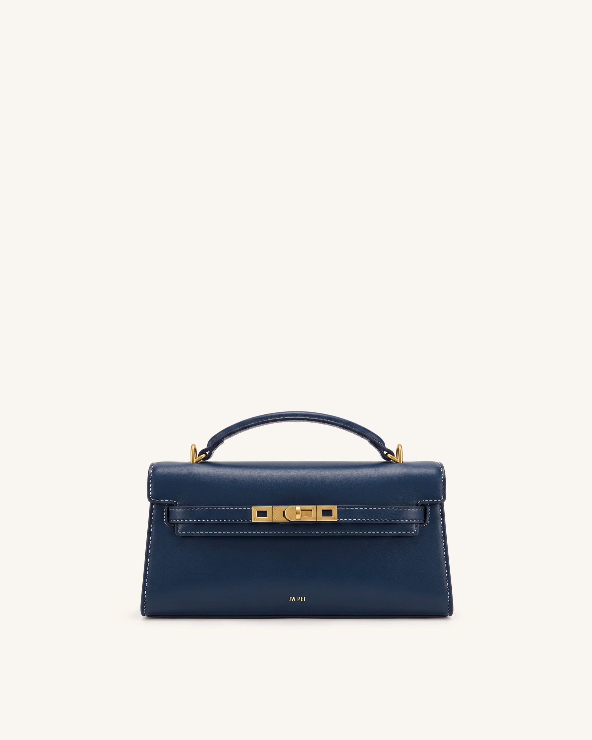 JW PEI Noor Top Handle Bag Navy Blue