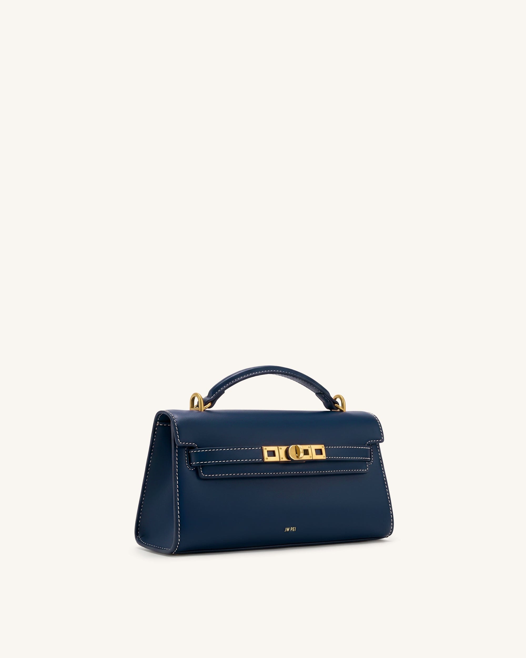 JW PEI Noor Top Handle Bag Navy Blue