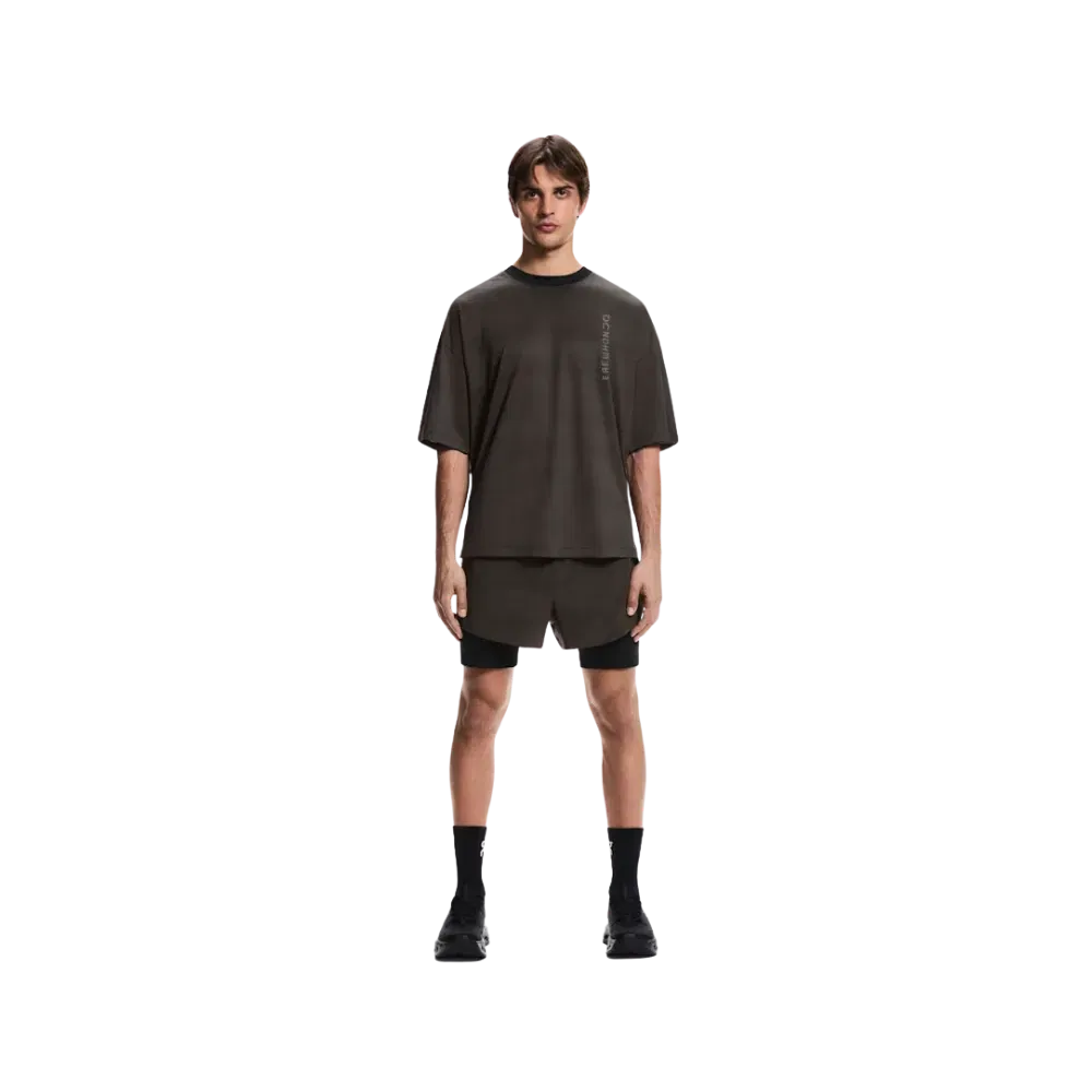 On Running 2-in-1 Shorts Erewhon Espresso | Black