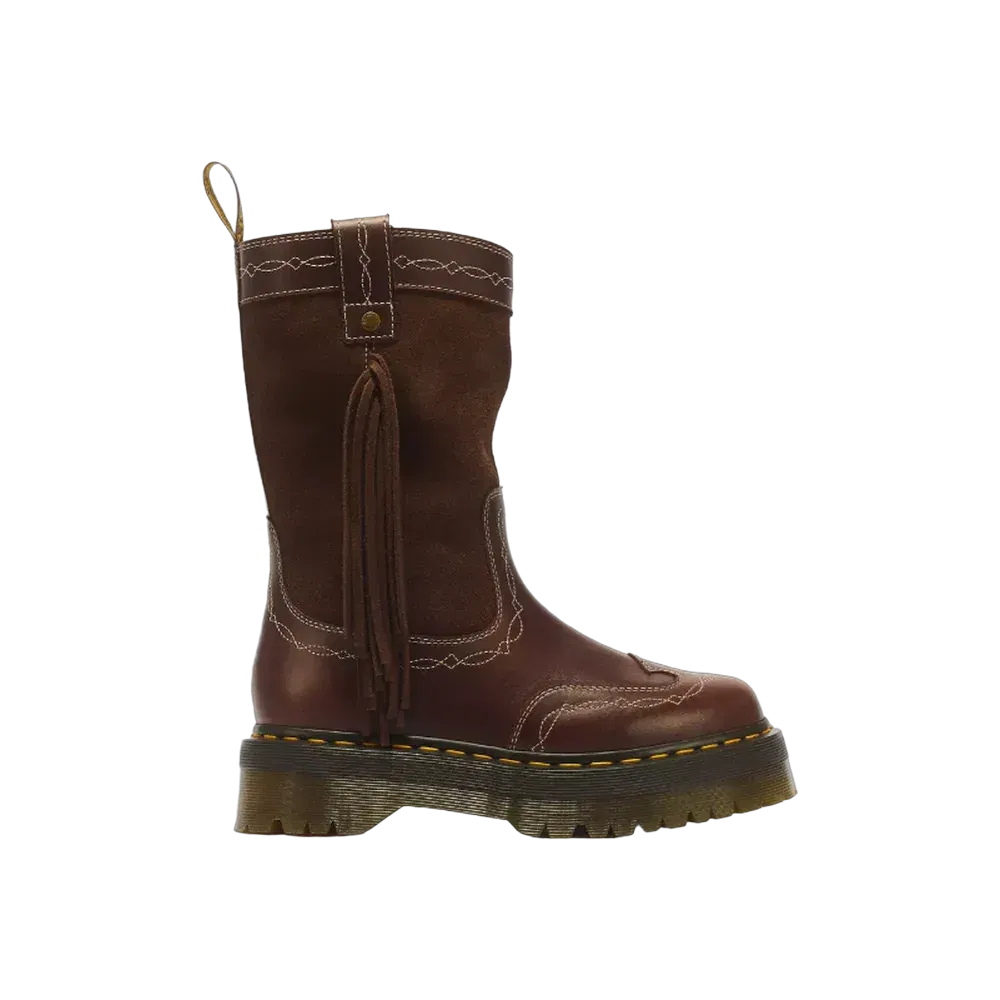 Dr Martens Desert Rodeo Quad Mid Boot Dark Brown