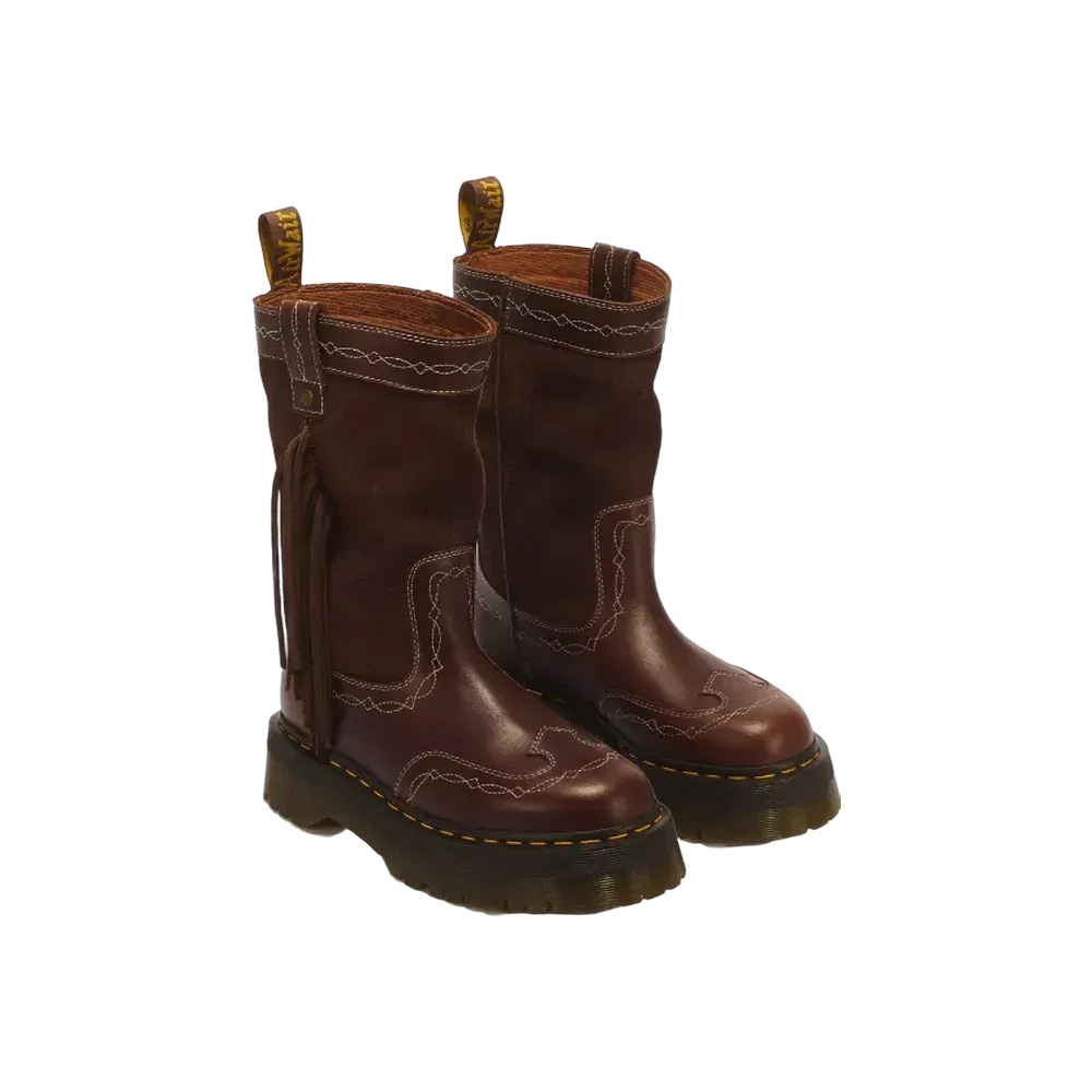 Dr Martens Desert Rodeo Quad Mid Boot Dark Brown