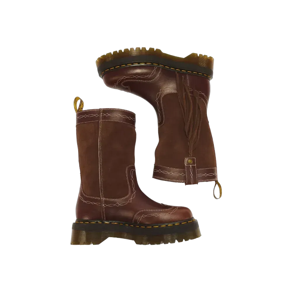 Dr Martens Desert Rodeo Quad Mid Boot Dark Brown