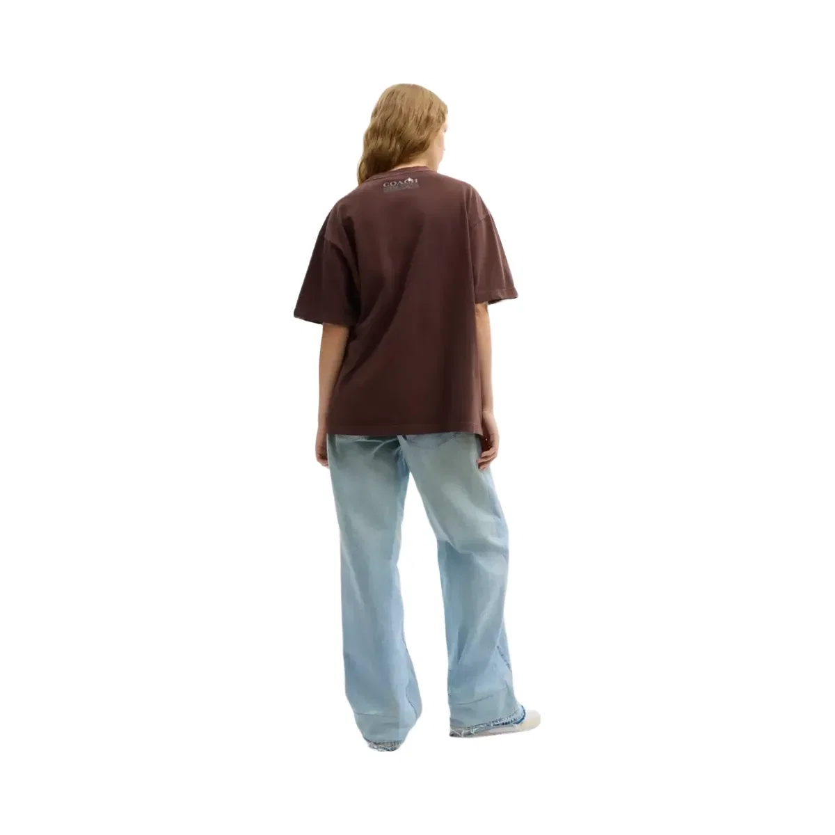 Coach Hardware Relaxed T-Shirt In Organic Cotton in Brown