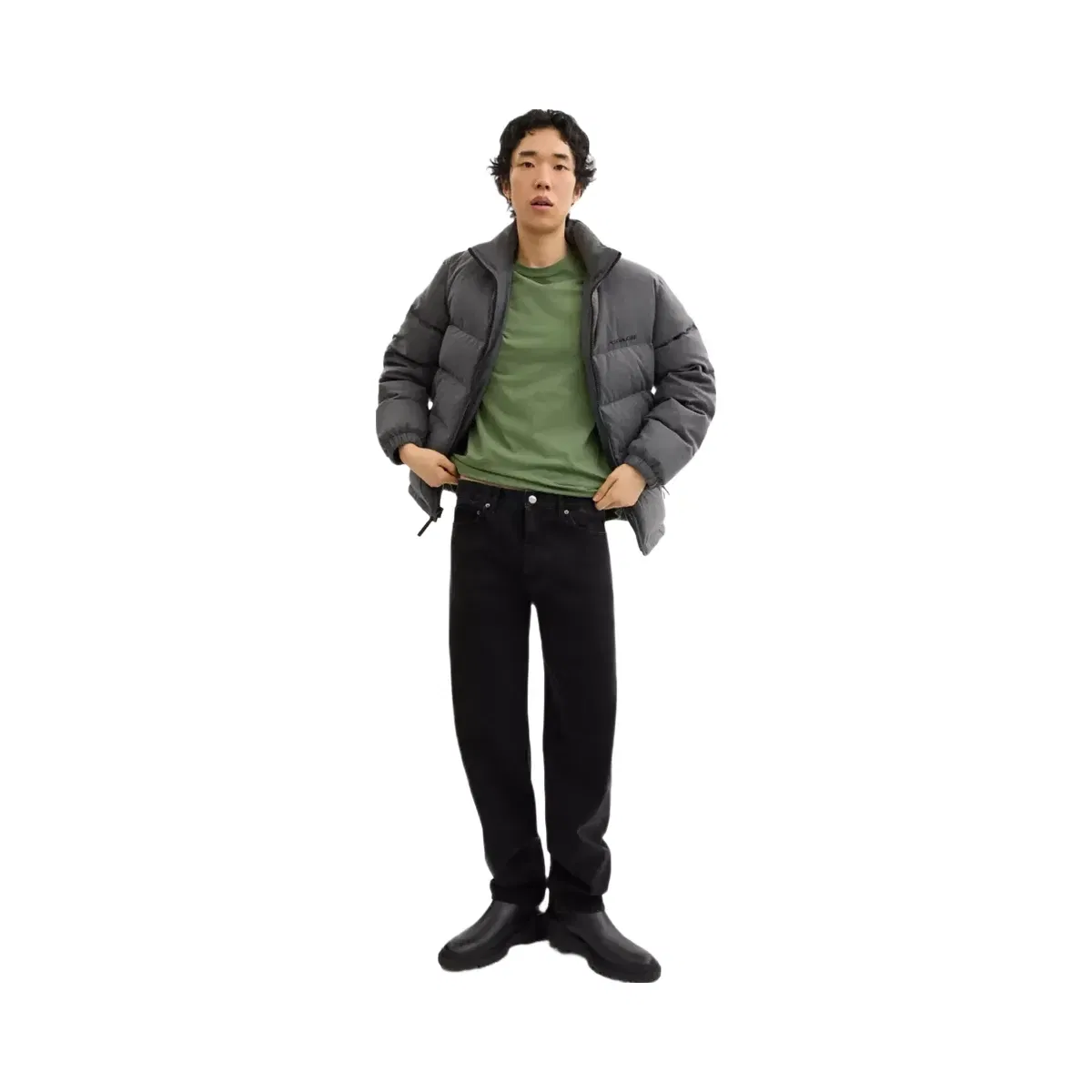 Coach Straight Fit Denim Jeans in Black Wash