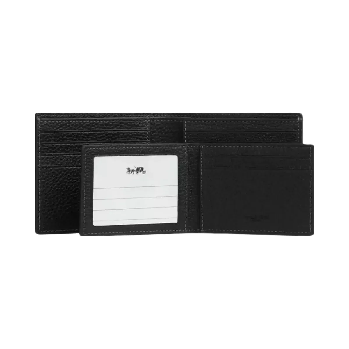 Coach 3-In-1 Wallet In Signature Leather in Black