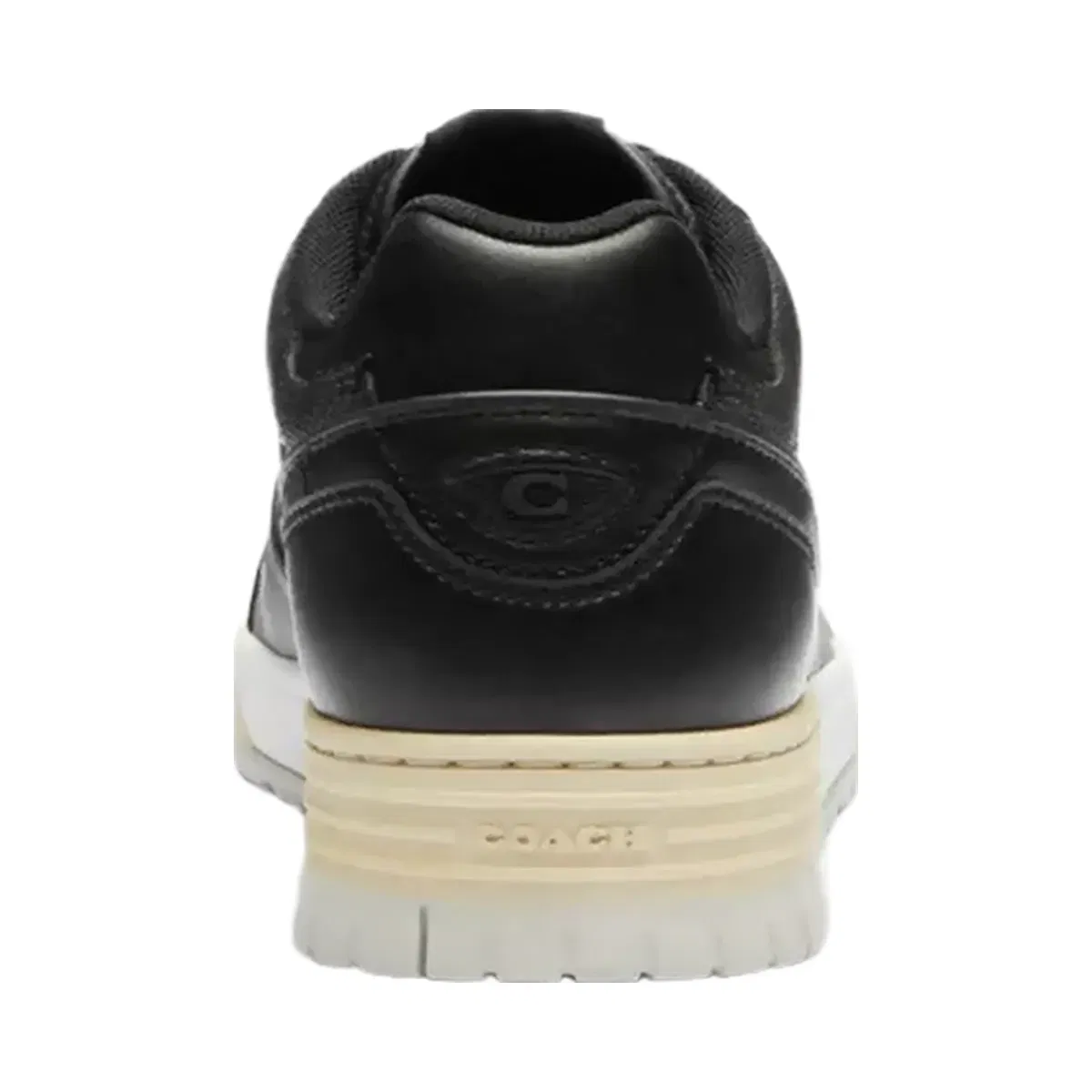Coach Soho Sneaker With Signature Canvas in Charcoal Black