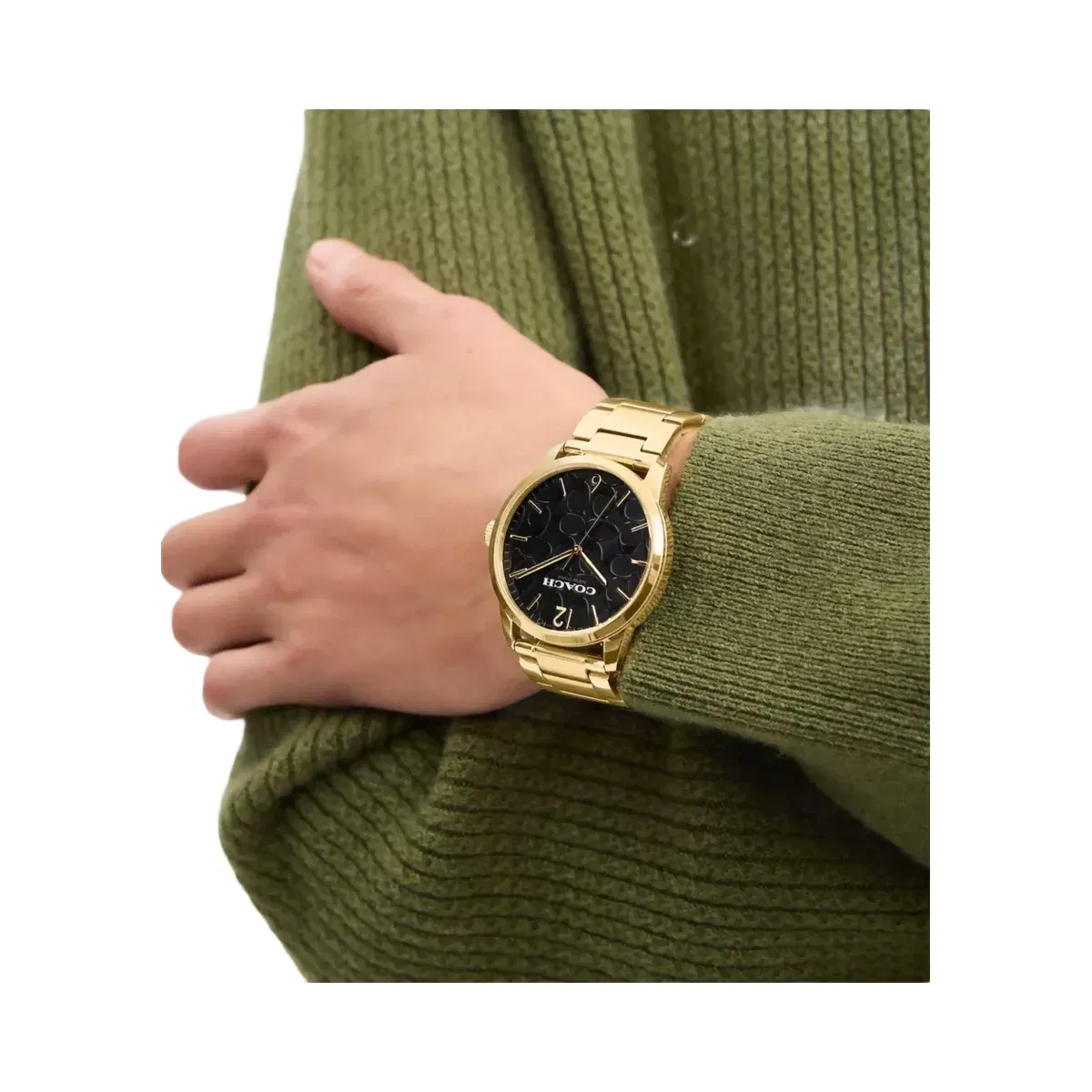 Coach Keane Watch Gift Set, 39 Mm in Gold Black