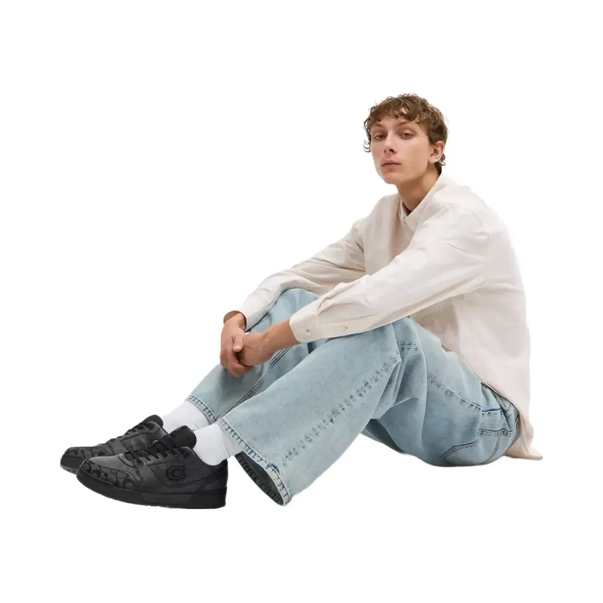 Men's Coach Soho Sneaker In Signature Black