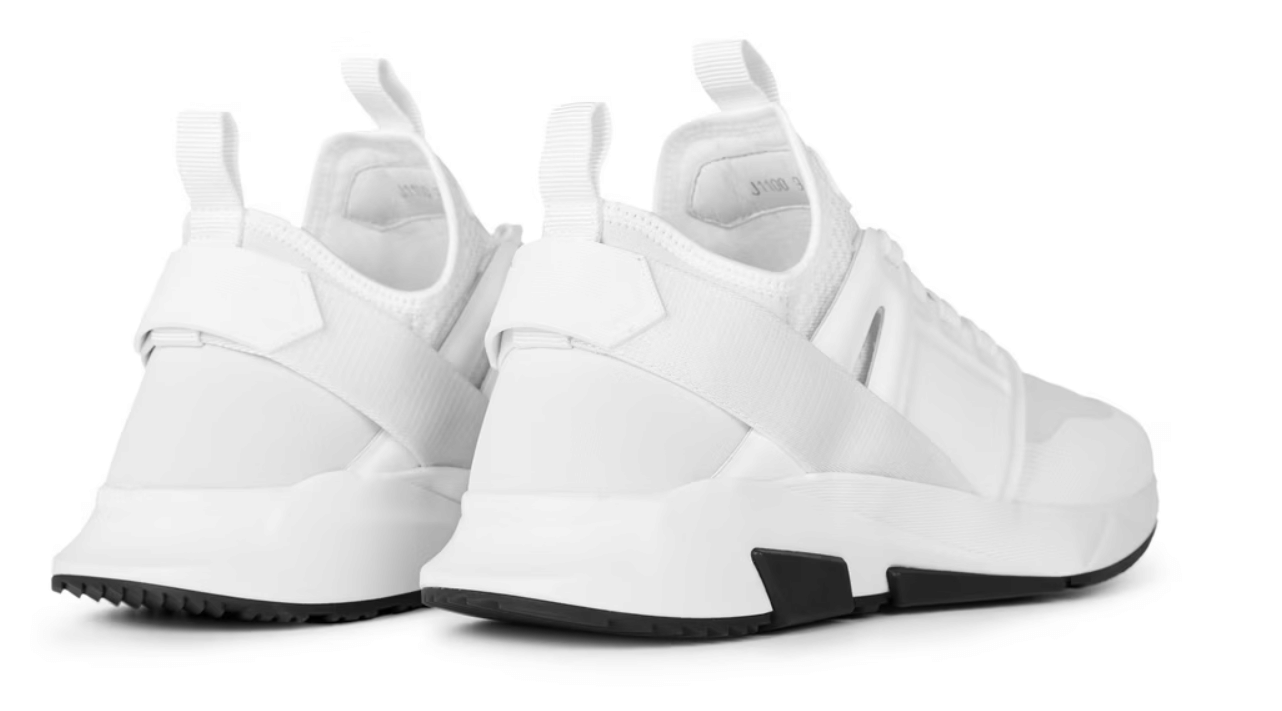 Tom Ford Men's Chunky Trainers, Chunky Style White