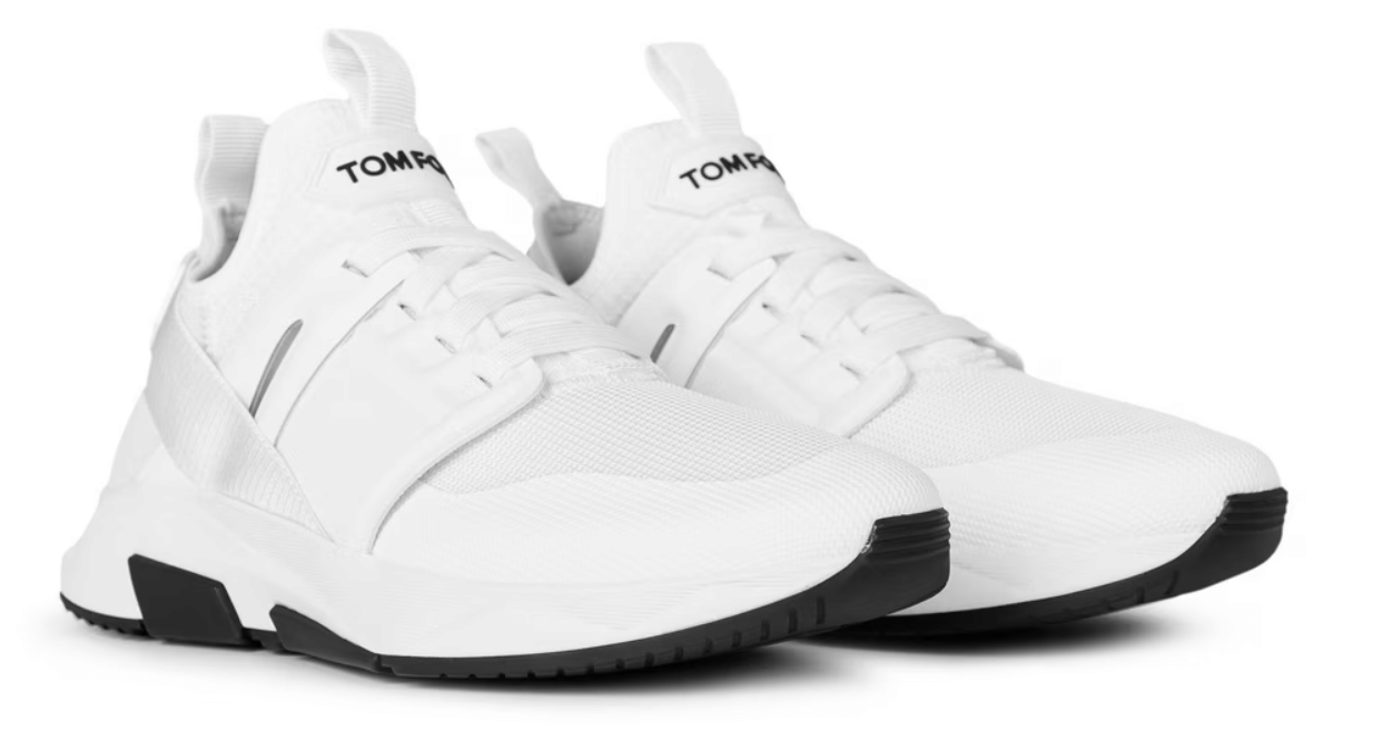 Tom Ford Men's Chunky Trainers, Chunky Style White