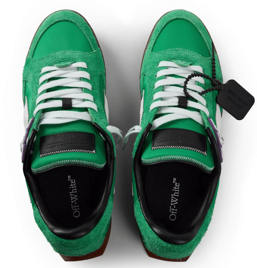 Off White End Of Play Sneakers Mens Green/ White