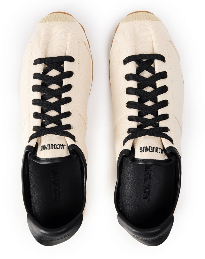 Jacquemus Mens Tennis Trainers Beige