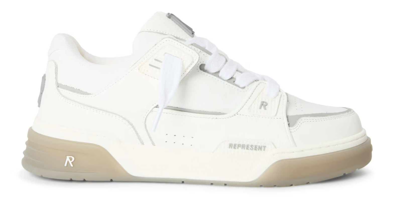 Represent Men's Low-Top Trainers White/Grey