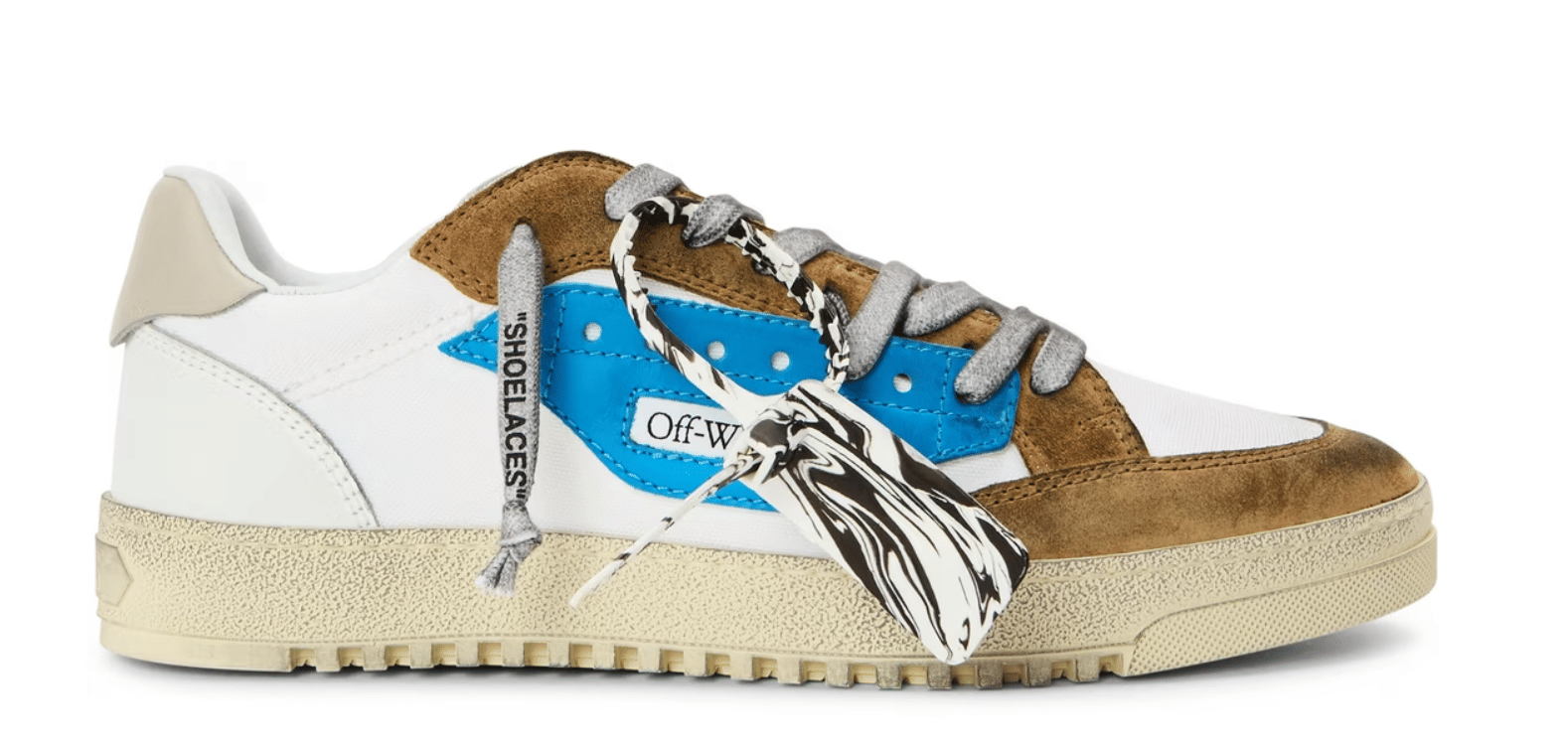 Off White Men's 5.0 Low-Top Trainers White/Blue