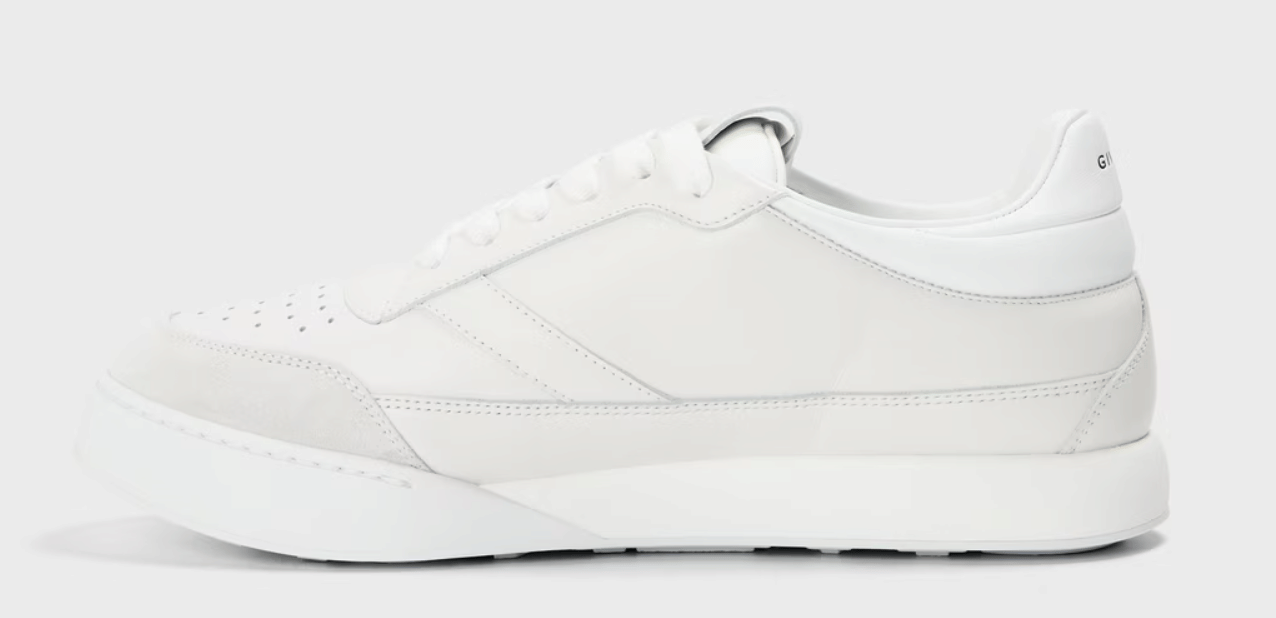 GIVENCHY Men's GIV Yard Court Low-Top Trainers White