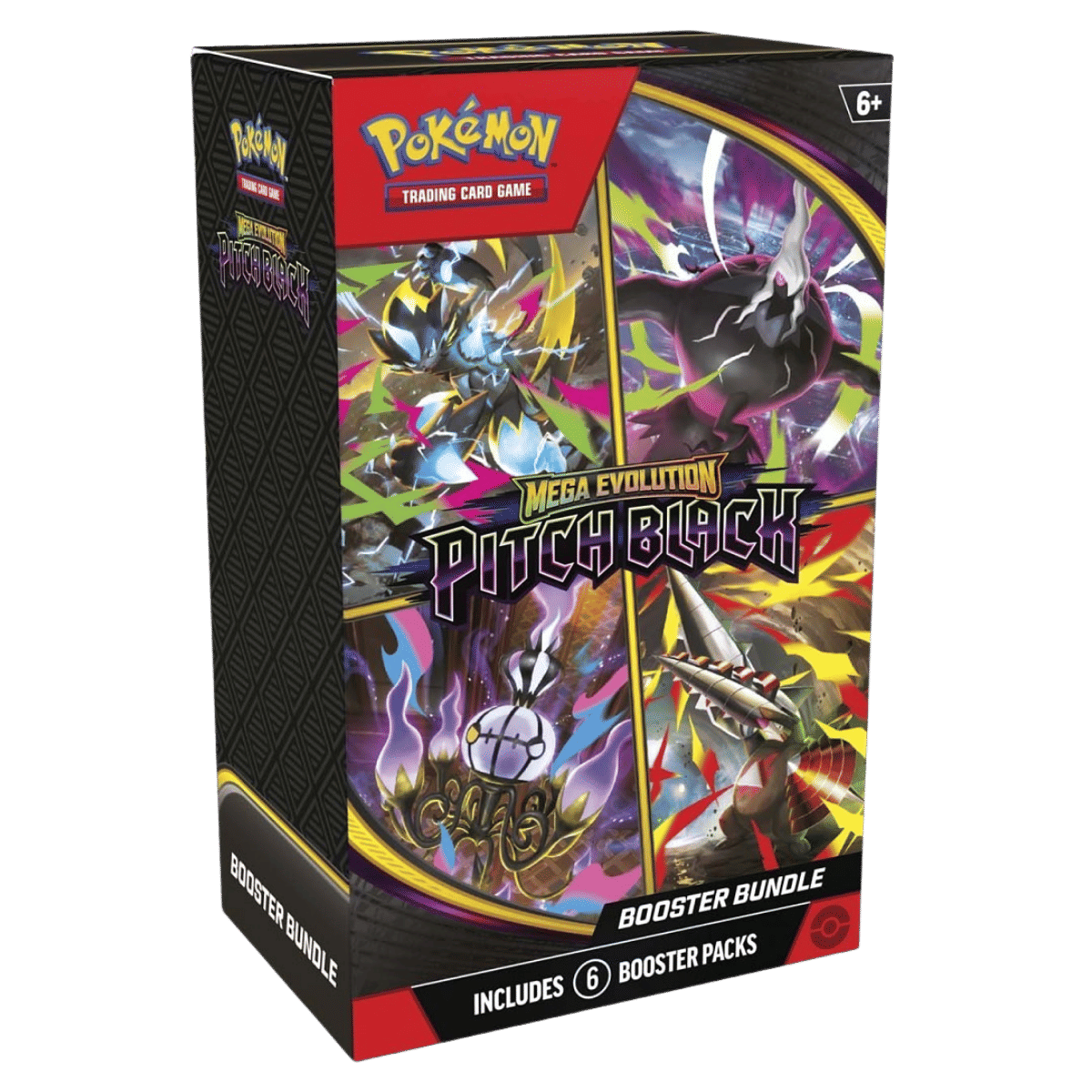 Pokémon TCG: Mega Evolution-Pitch Black Booster Bundle (6 Packs)