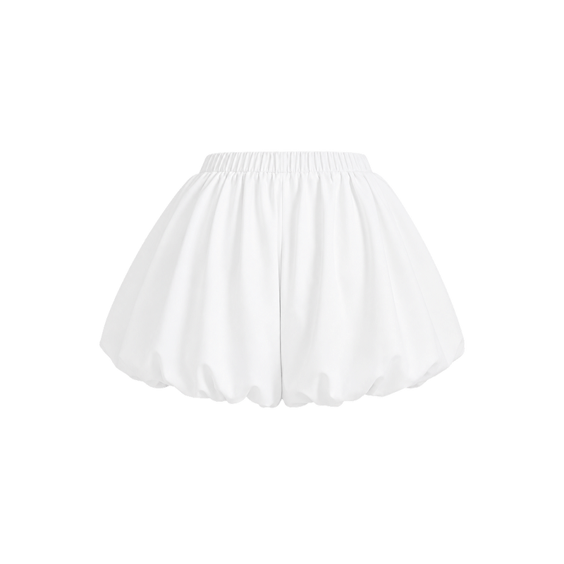 Sknny B*tch Noir Muse White Bubble Skort