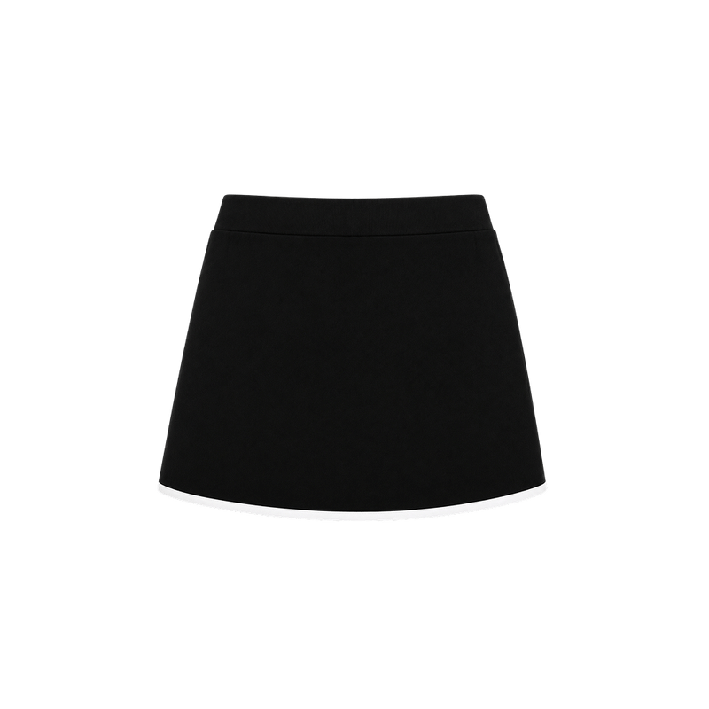 Sknny B*tch Sculpt Court Black Skort