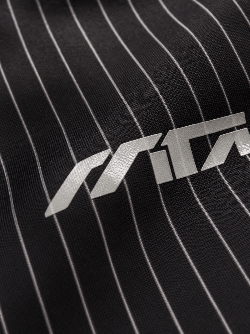 Myugen Cultured Club Striped Boxy Shirt Black