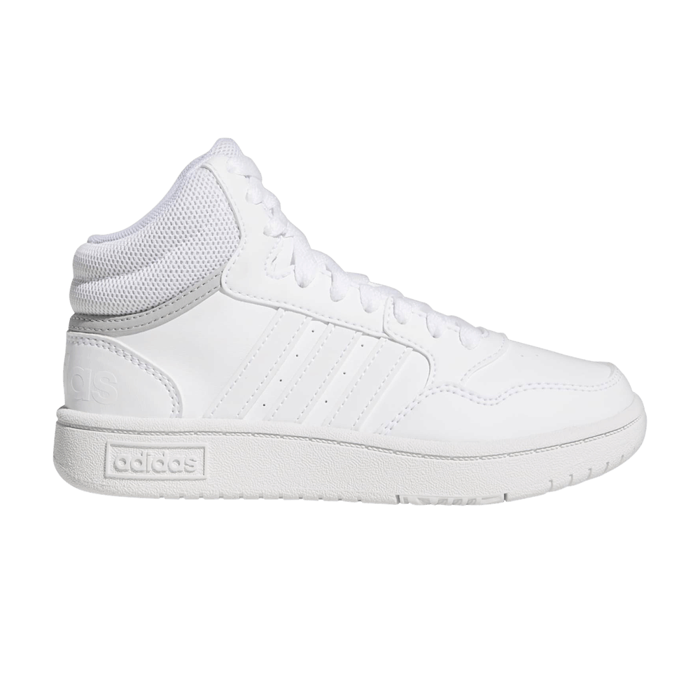 Hoops Mid J 'White Grey'