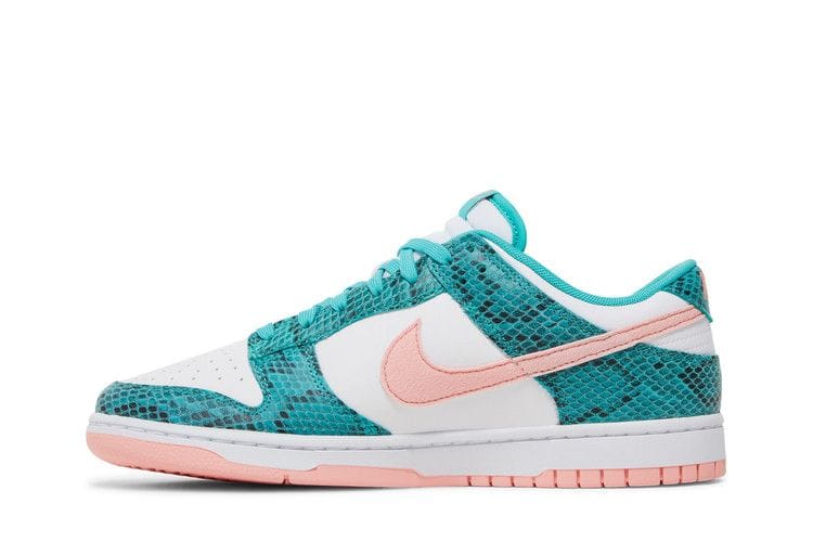 Men's Dunk Low 'Washed Teal Snakeskin'