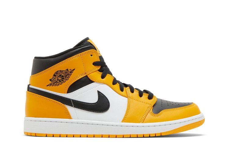 Men's Air Jordan 1 Mid 'Reverse Yellow Toe'