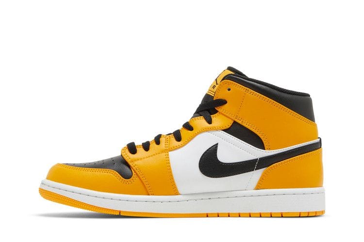 Men's Air Jordan 1 Mid 'Reverse Yellow Toe'