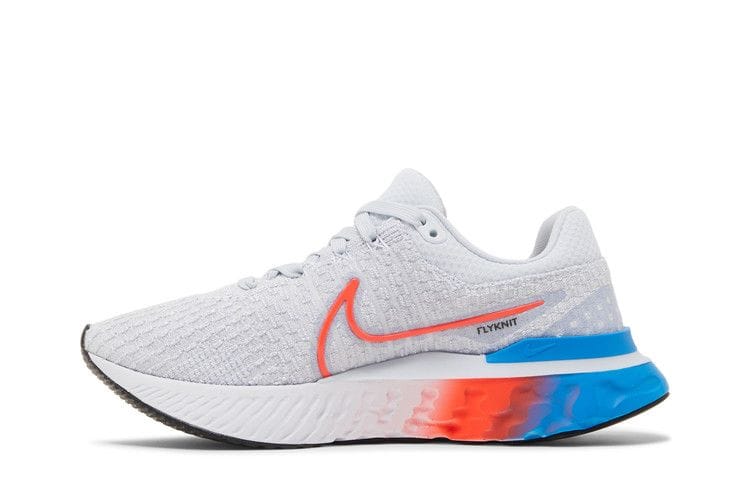 Women's React Infinity Run Flyknit 3 'Grey Bright Crimson'