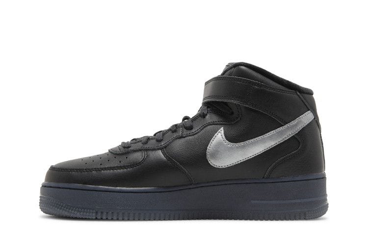 Men's Air Force 1 Mid Premium 'Black Metallic Silver'