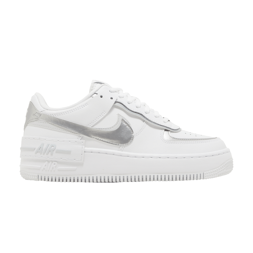 Women's Air Force 1 Shadow 'White Metallic Silver'