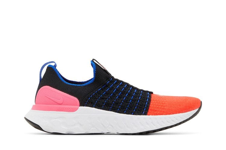 Women's React Phantom Run Flyknit 2 'Black Bright Crimson'