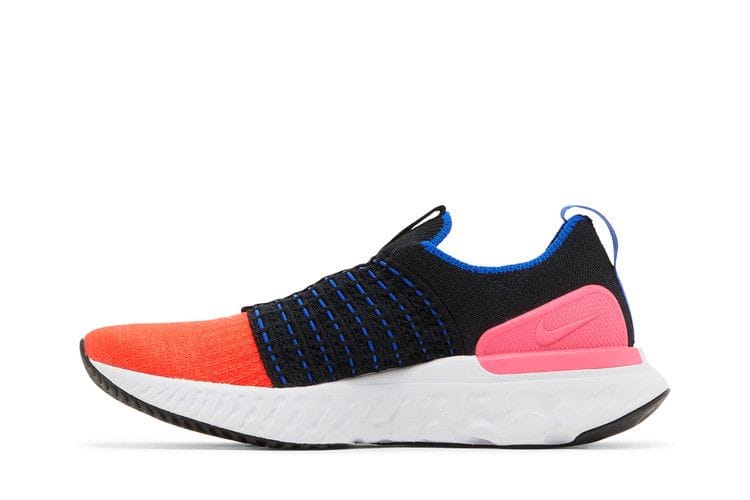 Women's React Phantom Run Flyknit 2 'Black Bright Crimson'