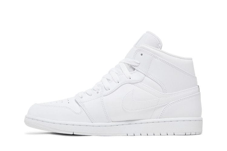 Men's Air Jordan 1 Mid 'Triple White'