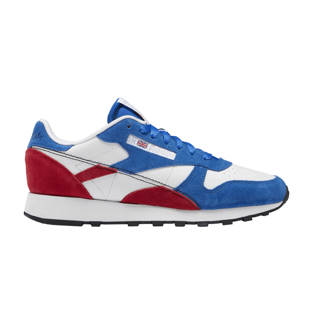 Men's Classic Leather 'Make It Yours - Vector Blue Red'