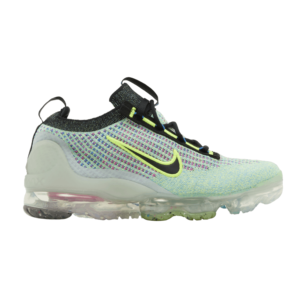 Air VaporMax 2021 Flyknit Next Nature GS 'Volt Photo Blue'