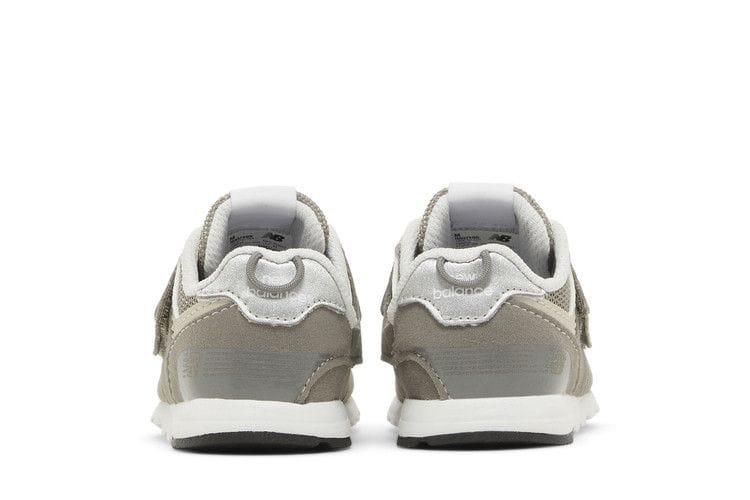 574 New-B Hook & Loop Toddler 'Rain Cloud Silver Metallic'
