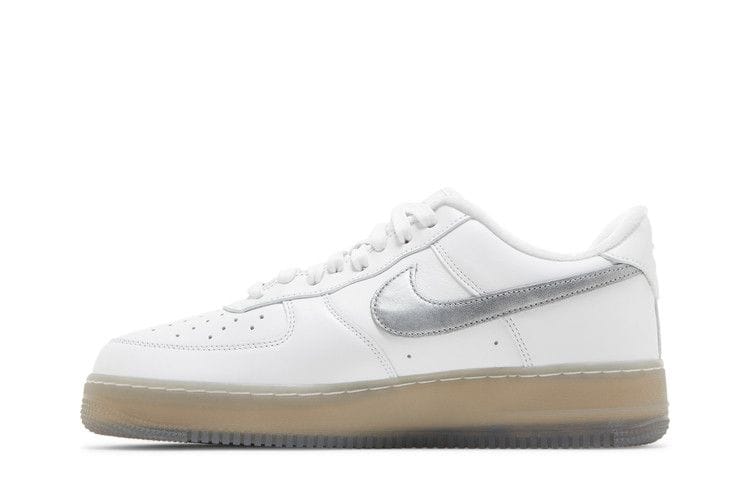 Men's Air Force 1 '07 Premium 'White Metallic Silver'