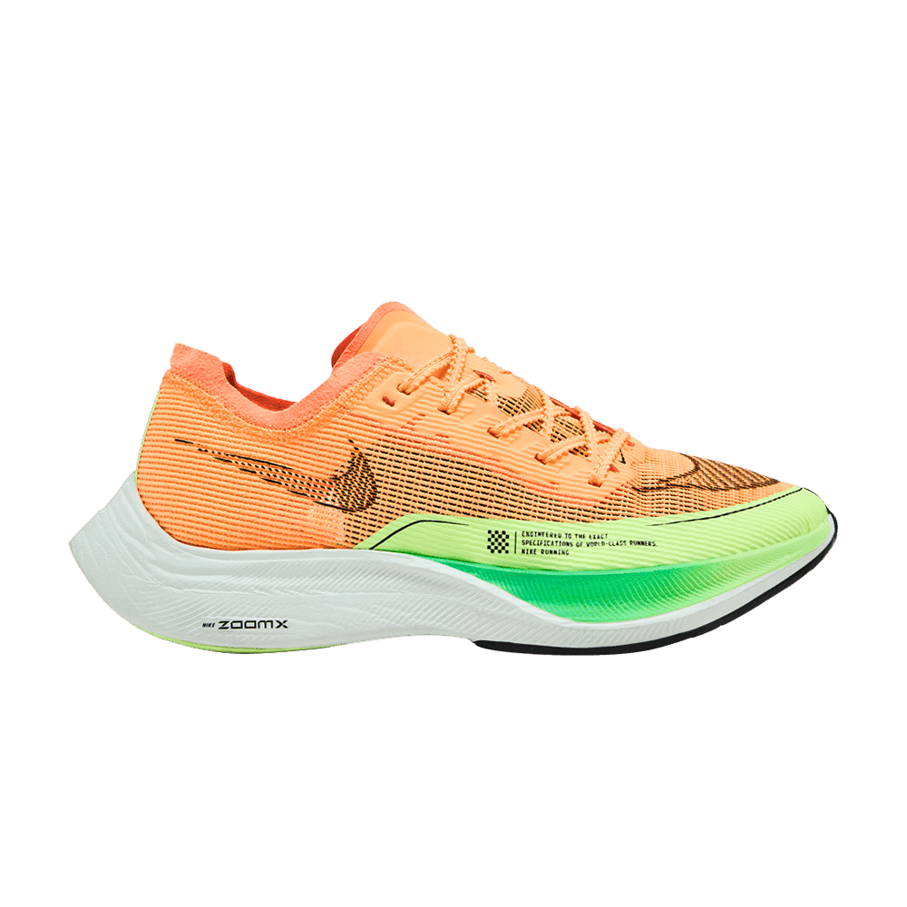 Women's ZoomX Vaporfly Next% 2 'Peach Cream Green Shock'