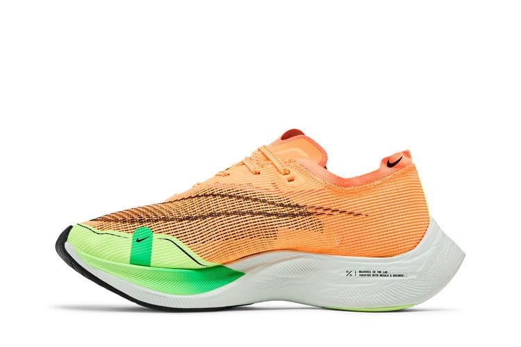 Women's ZoomX Vaporfly Next% 2 'Peach Cream Green Shock'
