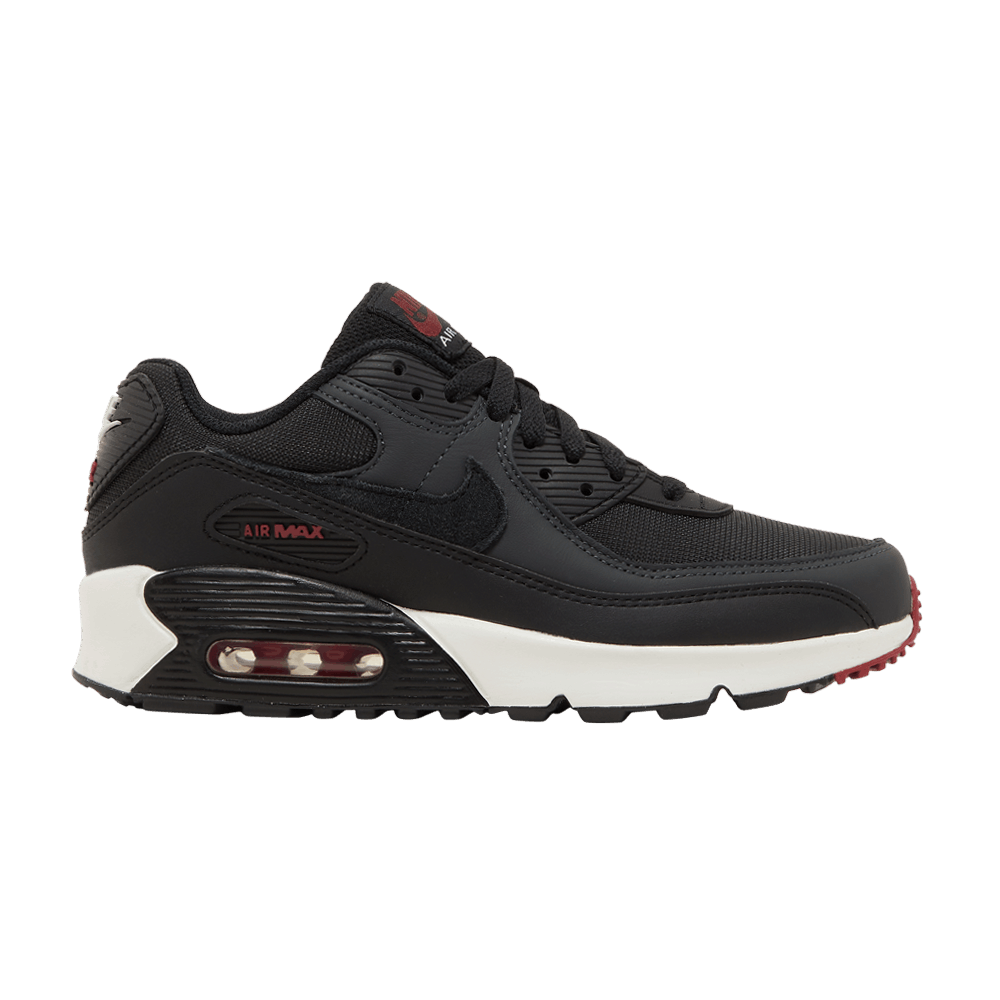 Air Max 90 Leather GS 'Anthracite Team Red'
