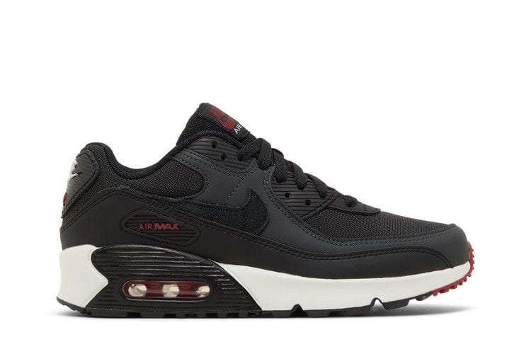 Air Max 90 Leather GS 'Anthracite Team Red'