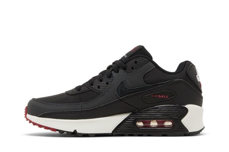 Air Max 90 Leather GS 'Anthracite Team Red'