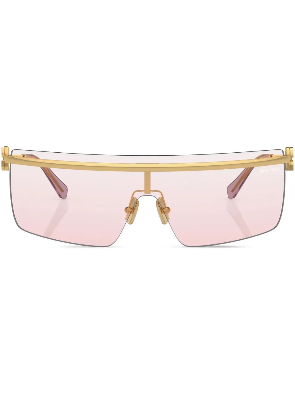 rimless square-frame sunglasses